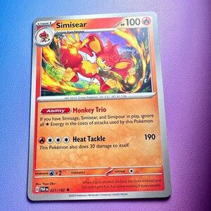 simisear - 021/182 (uncommon) — pokemon: paradox rift